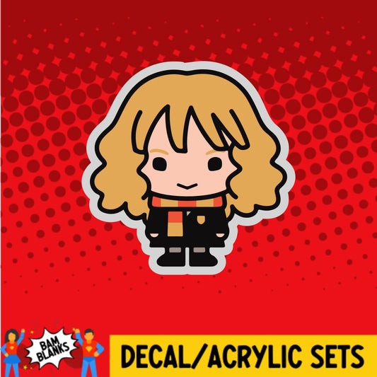 Wizard Girl - DECAL AND ACRYLIC SHAPE #DA0155