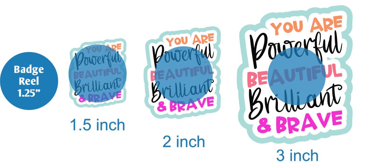 You Are Powerful - DECAL AND ACRYLIC SHAPE #DA0293