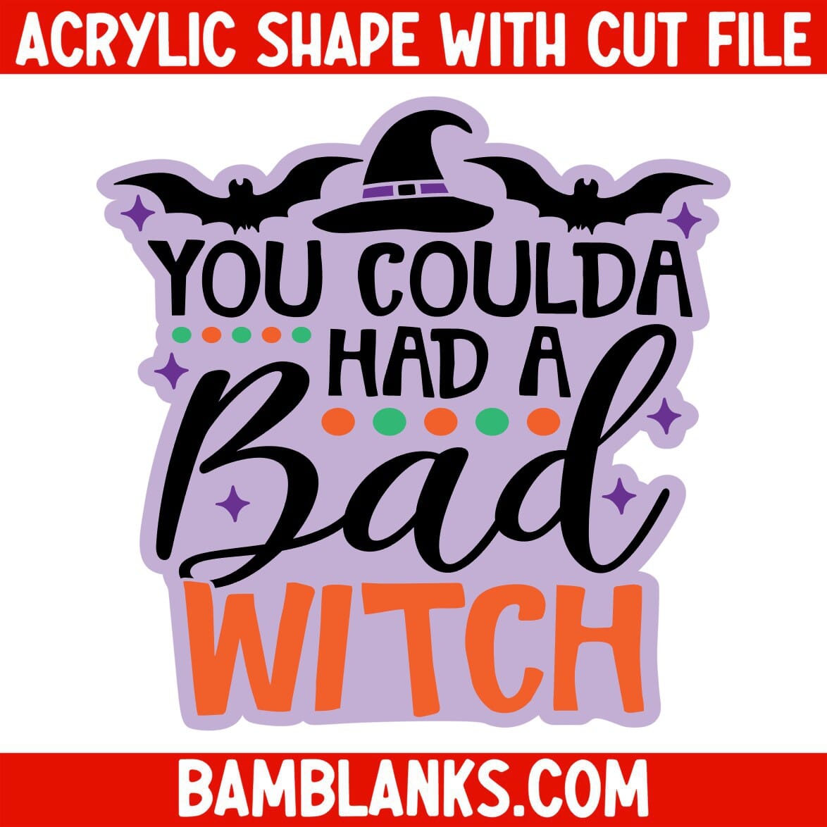 You Coulda Had a Bad Witch - Acrylic Shape #885